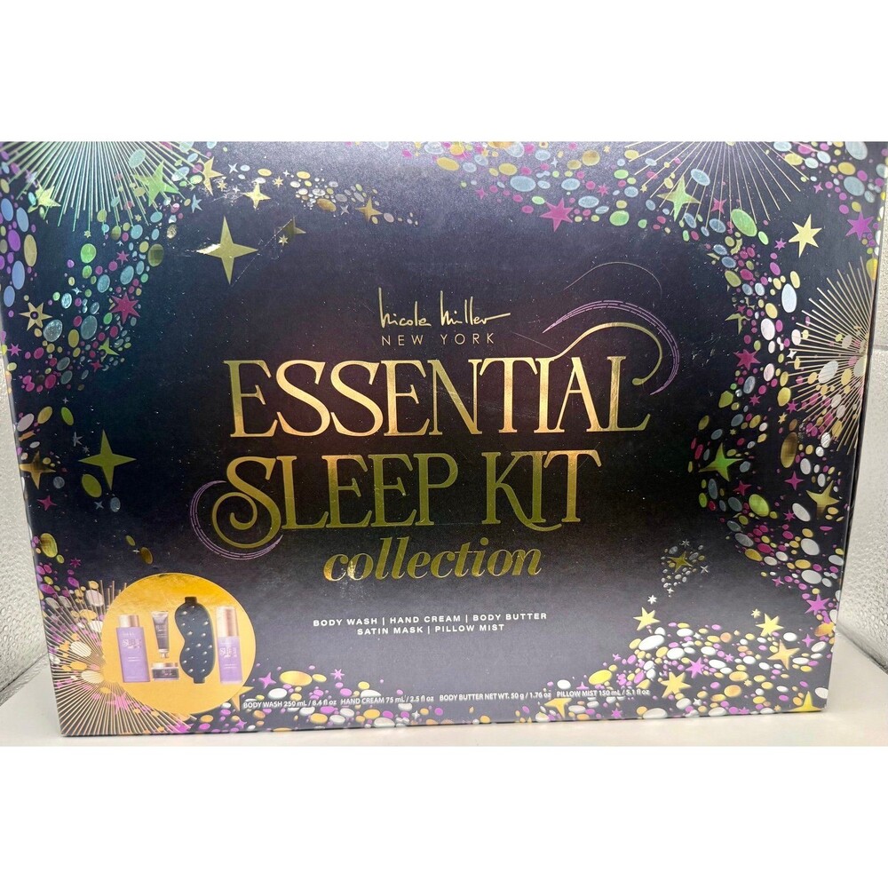 Nicole Miller New York Essential Sleep Kit Collection 5-Piece Bath & Body Gift
